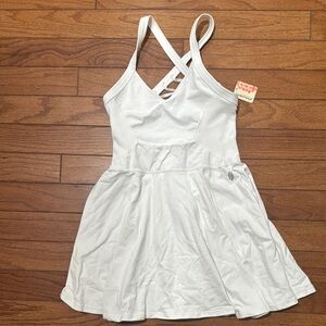 Free People Movement  Crisscross Strappy Skater Dress NWT M/L